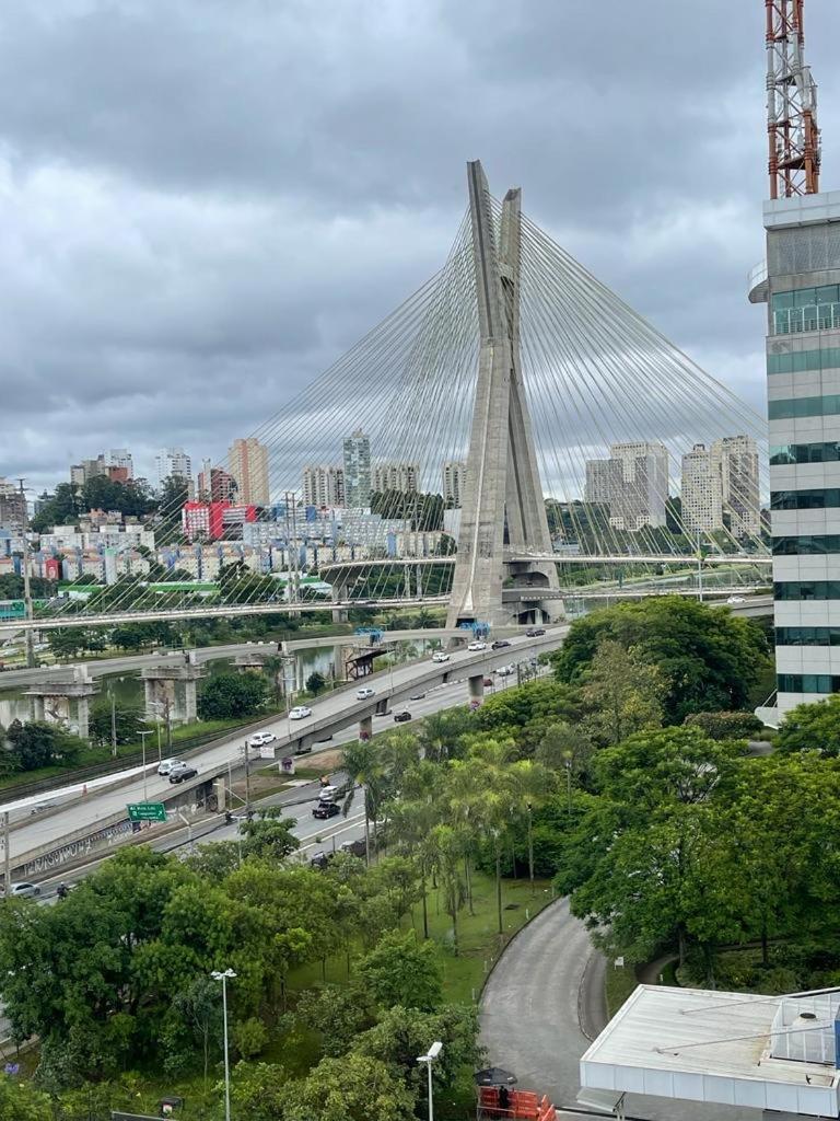 Flat No Brooklin Sp São Paulo Exterior foto